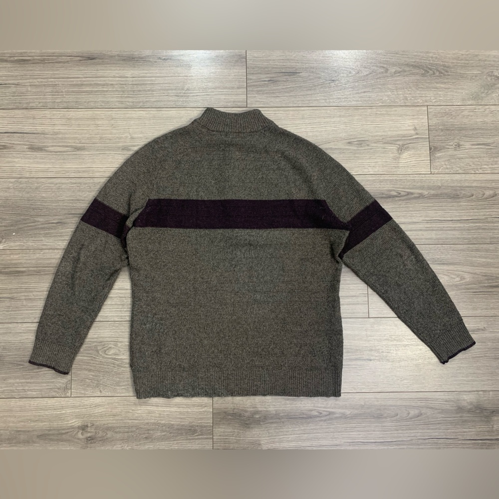 Smartwool Men’s Merino Wool Ripple Ridge Stripe Half Zip Size XL - Picture 9 of 9
